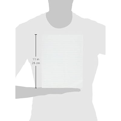 School Smart Composition Paper, No Margin, 8-1/2 x 11 Inches, White, 500 Sheets