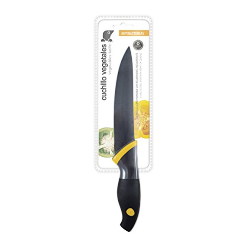 Tm Electron Cuchillo Para Vegetales, Acero Inoxidable, Amarillo, 3X3X24 Cm