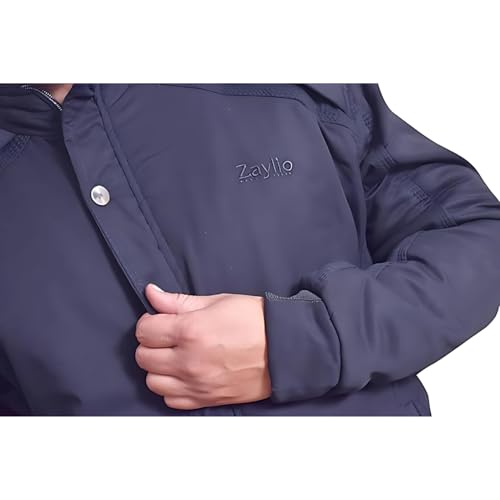 Men's Winter Puffer Jacket | Hooded, Padded Bomber Jacket for Men | Standard Length, Full Sleeve, Warm & Stylish Winter Wear