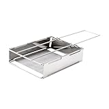 JOEBO Gasgrill, Gasgrill, Gasgrill, Edelstahl, Toaster, Haushalt, Toastgrill, Rost aus Edelstahl, Brotgrillhalter, faltbar, Wurstregal, Gasgrill, Hibachi-Grill, Hibachi-Grill, Hibachi-Grill/1507