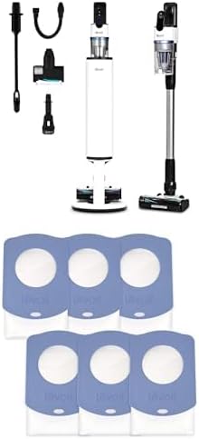 LEVOIT AERO Cordless Vacuum + Cleaning Station Dust Bag, 3.5 L Capacity, 6 Pack