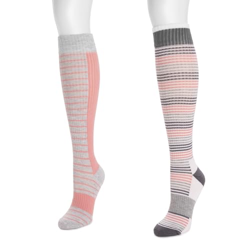 Image of MUK LUKS Women's Cotton Compression Knee-High Socks