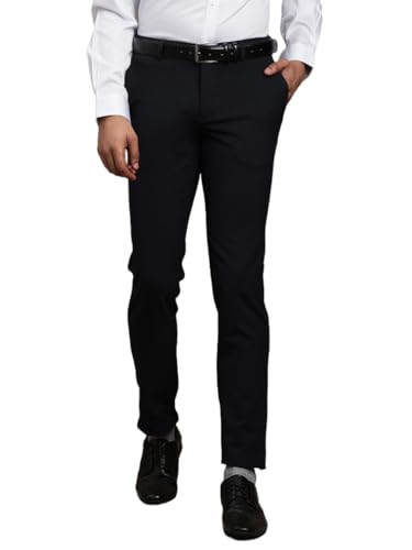 Pantalon formel bleu en coton pour les journées de bureau