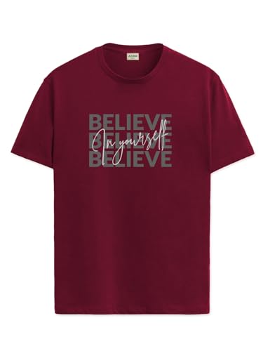 Image of ADRO Tshirt for Men | Printed T Shirt for Men | 100% Cotton Regular Fit T-Shirt |Printed T Shirt