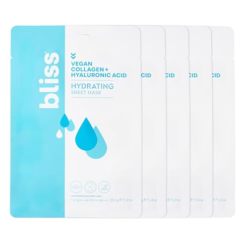 Bliss Hyaluronic Acid + Vegan Collagen Sheet Mask to Hydrate
