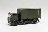 herpa 746809 Man Man TGA L 8x4 Wechsellader-LKW „Österreichisches Bundesheer“, Modell Auto, Miniaturmodelle, Kleinmodell, Sammlerstück, Detailgetreu, Mehrfarbig