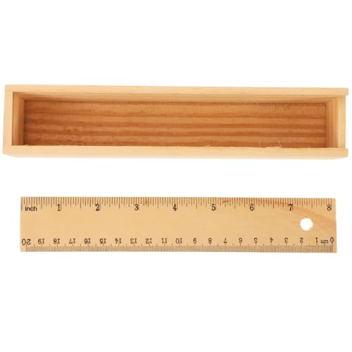 KAILIKETIY Astuccio Portamatite in Legno Resistente con Scomparti Estraibili Scatola Cancelleria di Grande Capacità per Ragazzi e Ragazze per Scuola e Ufficio