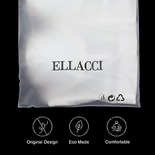 ELLACCI Top cropped de couro PU push up clube festa feminino espartilho sutiã branco, Branco, P