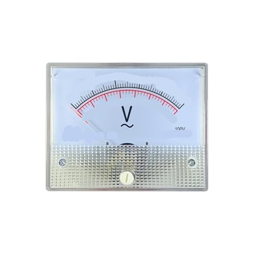 Voltmètre CA analogique encastrable 80x64 mm pour tableau électrique AC 1000V 100V
