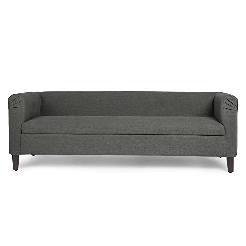 Image of Wakefit Sofa Set | 3 Year Warranty | Sofa 5 Seater, 5 Seater Sofa for Living Room, Wooden Sofa Set, Sofa Set 3+1+1 Seater - Miami(Tahoe : Ash Grey)