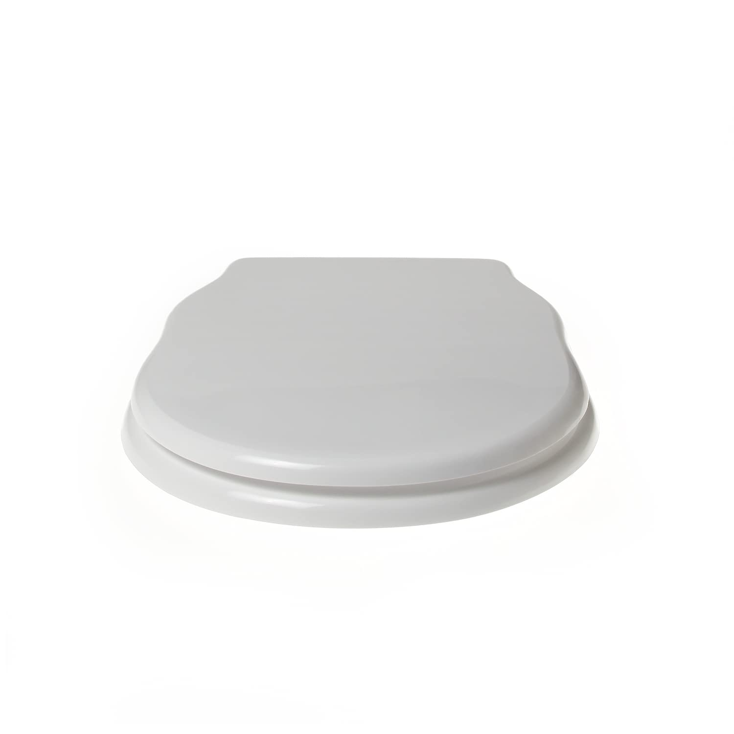 Asiento de inodoro dedicado para ALTHEA Royal madera poliéster bisagra inoxidable