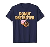 Photo Gallery donut destroyer: divertente ciambella pasticceria mangiare t-shirt maglietta Photo Gallery donut destroyer: divertente ciambella pasticceria mangiare t-shirt maglietta