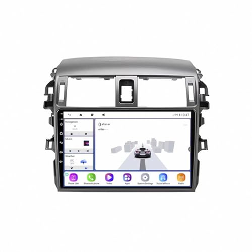 Pantalla de coche para Toyota Corolla 2006-2013 con Carplay inalámbrico para tus viajes