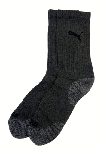 PUMA Men's Crew Socks, 8 pair, Fits Shoe Sizes 6-12, Black4