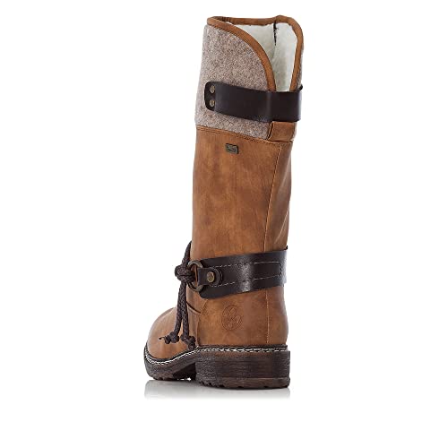 Rieker Womens 94774-22 Noce/Kastanie/Wood Glindebuk Boot - 39 #TOP2