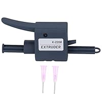 K2208 Lötpaste Extruder Booster Lötpaste Push Extruder mit 2 Düsen 1.3mm Tragbarer Flussmittelkleber Dispenser Zum Extrudieren von Lötpaste