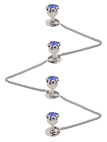 tripin Brass Kurta Buttons with Diamond Crystal and Chain TSSPKURTA1920-picture-45