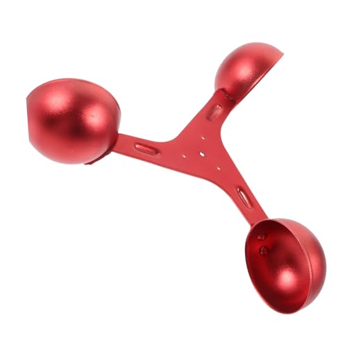 Wakauto Aluminum Alloy Anemometer Cup Wind Speed Sensor Replacement for 3-Cup Wind Gauge Home