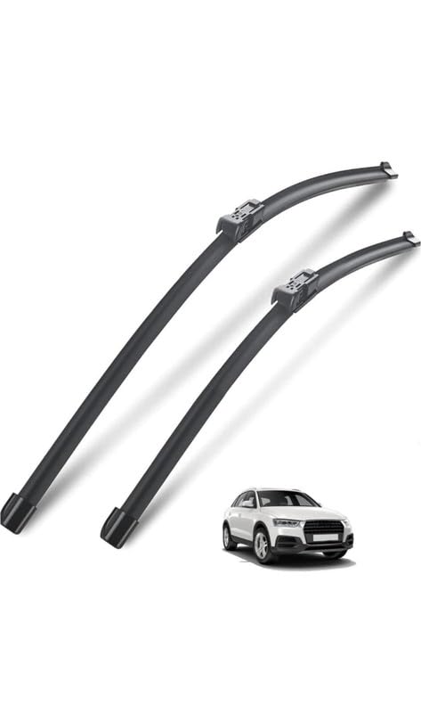Image of RYU7 Wiper Blades Exact Fit Compatible with Audi Q3 8U F3 allroad 2012-2024 model(Pack Of 2)