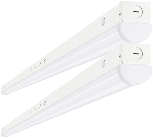 8FT LED Linear Light Fixtures 2Pack, 90/70/60W, 3500/4000/5000K