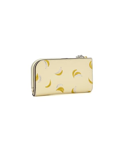Image of kate spade new york Devin I Love You Script Embossed Leather Small Slim Bifold Wallet