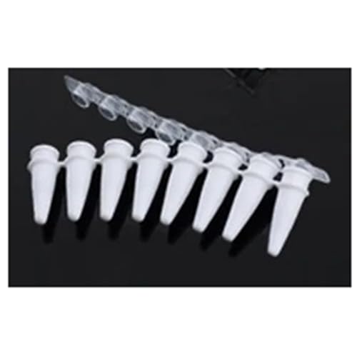 Tubes PCR à 8 bandes 0,1 ml / 0,2 ml de haute qualité pour analyses et diagnostics