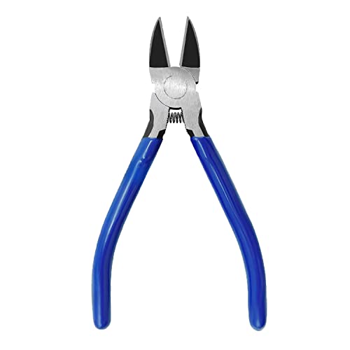 Wire Cutters, 5-Inch Precision Flush Cutters, Spring Loaded Side Cutting Pliers, Sharp Diagonal Cutters For Crafts, Jewelry Making, Electronics (1Pc) #TOP4