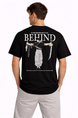 AD ENTERPRISE Men's Black Anime T-Shirt - Image 3