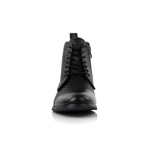 Image of Polar Fox Men's Ankle Dress Boots | Lace-up Casual Fashion Boot Collection | Cap Toe & Plain Toe Styles |