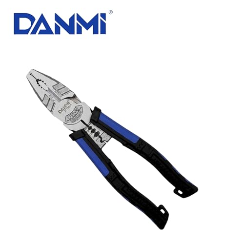 Image of Multifunctional Plier and Wire Stripper, 8 Inch Combination Cutter, Chrome Vanadium Steel Jaws, Comfort Grip Pliers Tool for DIY Electrical Repair & Tools Kit