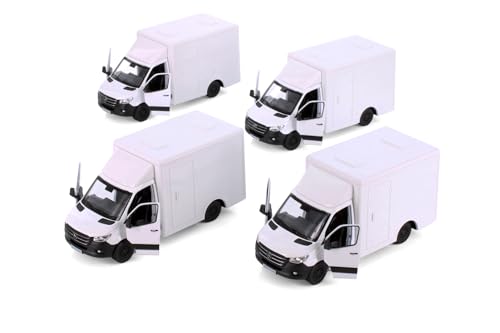 Caja con 12 camiones Sprinter M-B escala 1:48