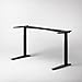 Jarvis Standing Desk Frame Only - Electric Adjustable Height Sit Stand Desk - 3-Stage Extended Range Frame with Memory Preset Handset Controller - Desk Top Not Included (Black, Extended Range)