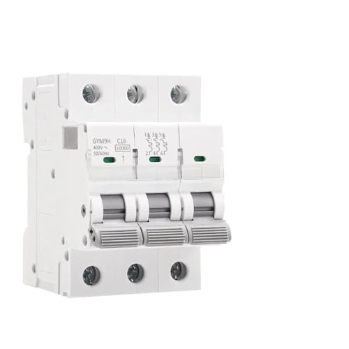Disjoncteur GYM9H 10KA MCB 3P 32A évite les pannes électriques courbe C