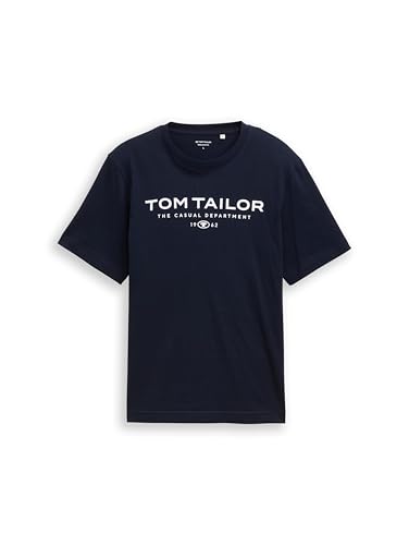 Tom Tailor Herren 1045773 T-Shirt, 10668 - Sky Captain Blue, S EU – Ansicht 5