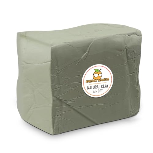 10 Pound Air Dry Natural Clay - Great for Molding & Sculpting - Great for Adults of All Skill Levels - Perfect for Arts & Crafts (White, 10 Pounds) by Sneaky Mango - Used condition - US$18.75