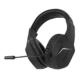 Generic Wireless Gaming Headset Advanced RGB Noise Cancelling Headphone for PC Computer, Bluetooth 5.4 Headset for Gamers with Long Battery Life, for Fit for Teams Meetings (Black)