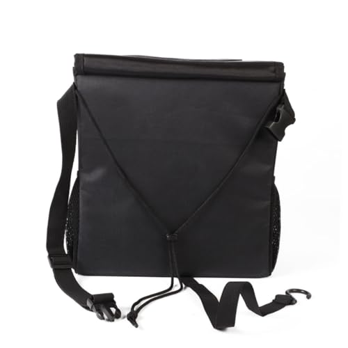 Poubelle de voiture étanche et pliable noire pour l'organisation