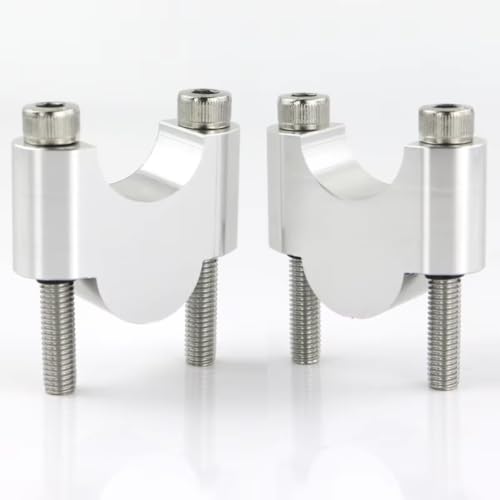 Compatible With WR125R/X 2009-2018 �n���h�������A�b�v�}�E���g | 22mm 7/8�C���`�n���h���o�[���C�U�[�}�E���g���C�U�[(Silver Riser 30mm)