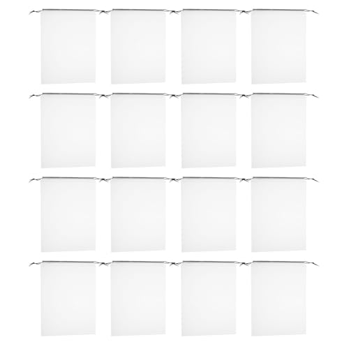 Bolsas de almacenamiento portátil SUPVOX reutilizables de PE transparentes 30x40cm de 40 unidades