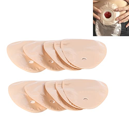 Kolostomiebeutel,Einweg Stomabeutel,Einteiliger Stomabeutel,10 Stück/Packung Einteiliges System Stomabeutel Medizinische entleerbare Beutel Kolostomiebeutel für die Kolostomie Ileostomie Stomapflege