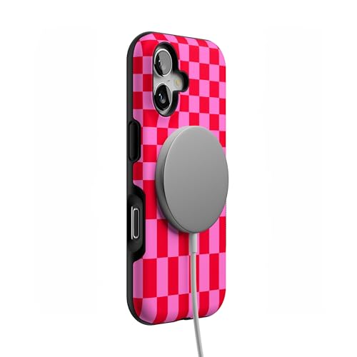 Casely iPhone 17 Case | Vibe Check | Pink Checkerboard | Bold Protective Design | Compatible with MagSafe by Casely - Image 6