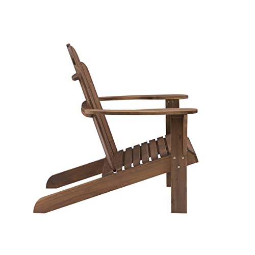 Linon Home Dcor Home Decor Teak Wood Stock Chair, 30.4" Wx37.6 Dx37.8 H, Stain #TOP6