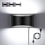 【Einfach zu installieren】 Wand- / Aufputzmontage, Installation ohne komplexes Installationsprogramm. Keine Batterie erforderlich, nur das Licht fest in die elektrische Verkabelung einbinden. Hinweis: Um Ihre Sicherheit zu gewährleisten, installieren Sie diese bitte unter Anleitung.