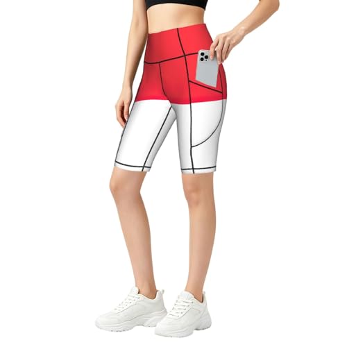 Legging indonésien anti-glissement taille haute pour entraînement et gym