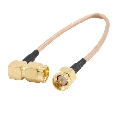 Câble coaxial RG316 SMA Mâle droit vers SMA Mâle 90° pigtail 30 cm