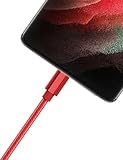 KP TECHNOLOGY Charger For Nothing CMF Buds 2 / CMF Buds 2 Pro/CMF Buds 2a / CMF Buds 2 Plus - Nylon Braided Charging Cable, USB C to USB A Charging Cable (RED, 1M) - Image 6
