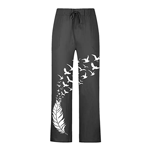 Men's Japanese Wide Leg Lounge Pants Casual Baggy Drawstring Elastic Waist Yoga Beach Pants Graphic Print Sweatpants3