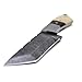 Wild Turkey Handmade Damascus Collection Fixed Blade Hunting Knife w/Leather Sheath