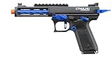 Lancer Tactical Polymer Lightweight Full Auto/Semi Gas Blowback Airsoft Pistol w/Red Dot Mount Plate...