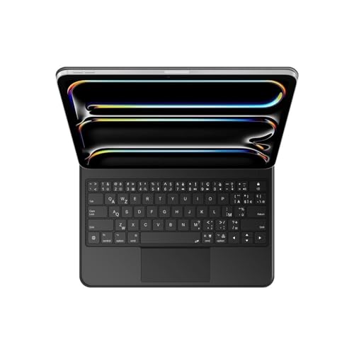 Clavier tactile pour iPad Pro 11 et Air M3 noir en AZERTY français